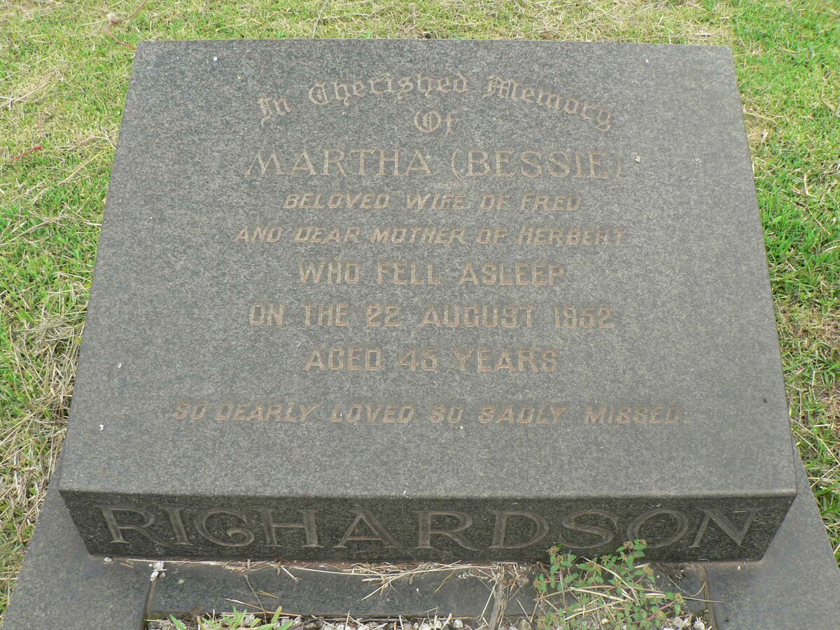 RICHARDSON Martha -1952