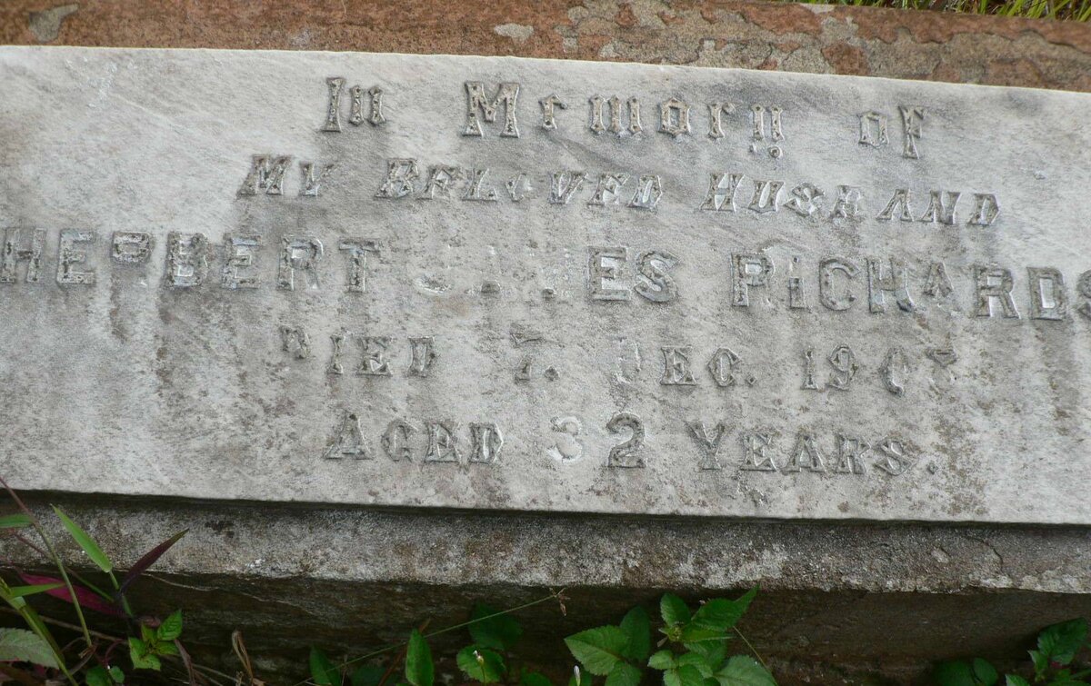 RICHARDS Herbert James -1908