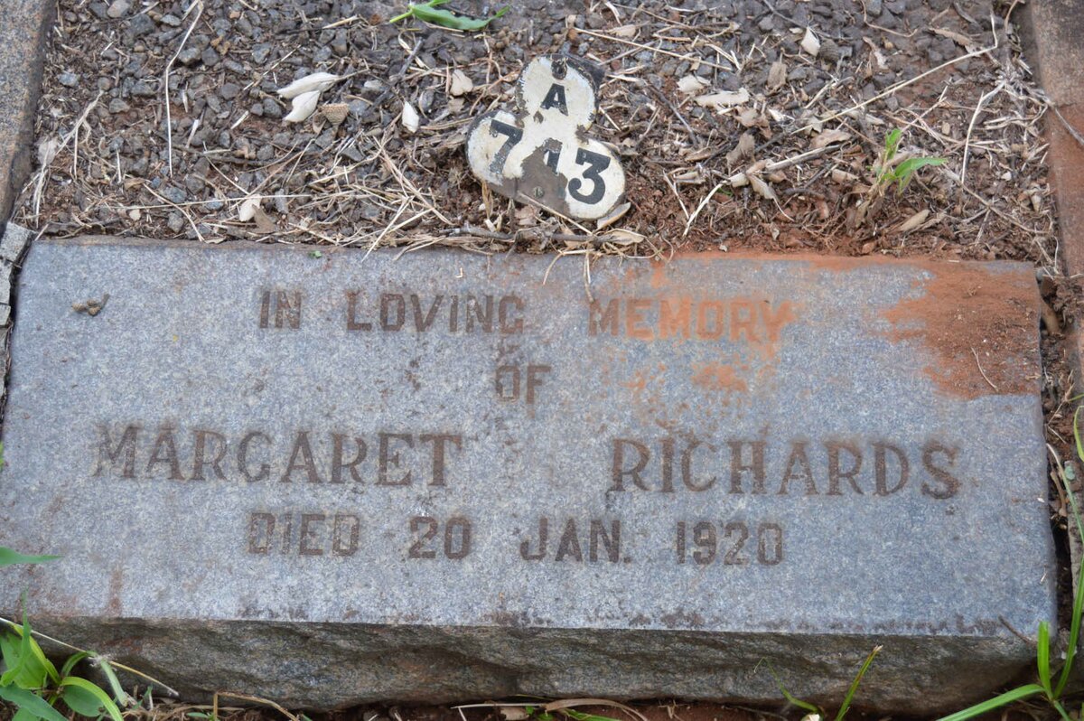 RICHARDS Margaret -1920