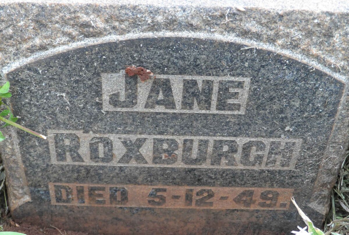 ROXBURGH Jane -1949