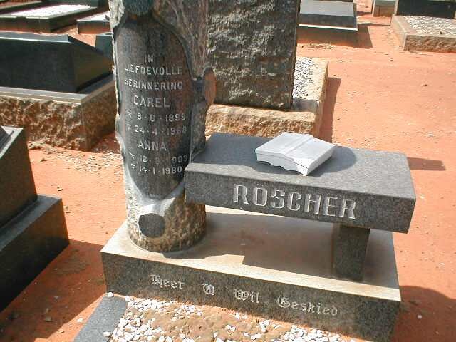 RÖSCHER Carel 1899-1968 &amp; Anna 1903-1980