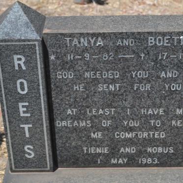 ROETS Tanya 1982-1982 :: ROETS Boetie 1982-1982