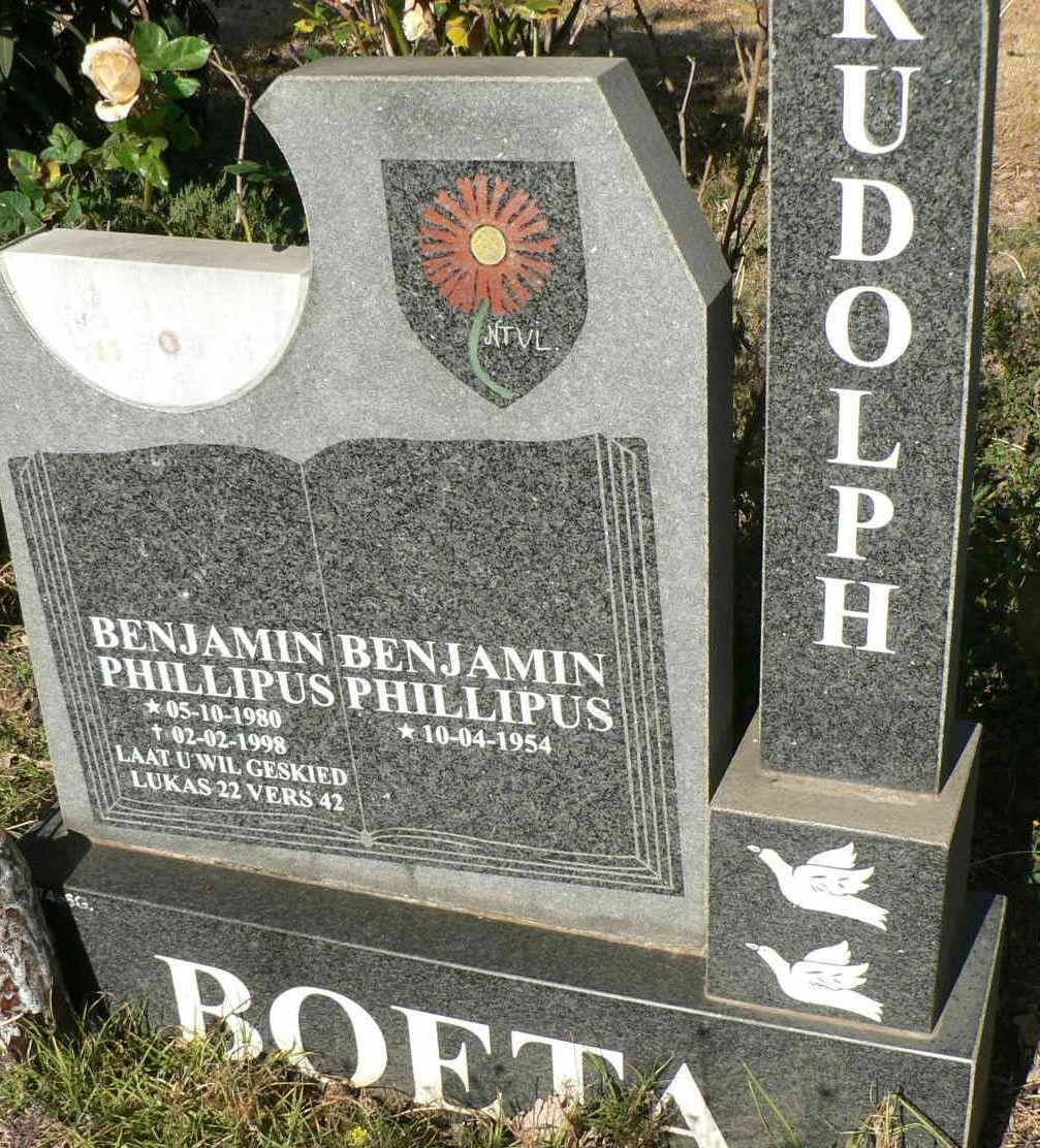 RUDOLPH Benjamin Phillipus 1954- :: RUDOLPH Benjamin Phillipus 1980-1995