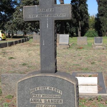 SANDER Anna nee DELKE 1881-1938