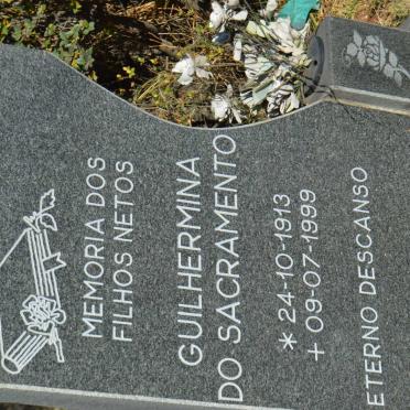 SACRAMENTO Guilhermina, do 1913-1999