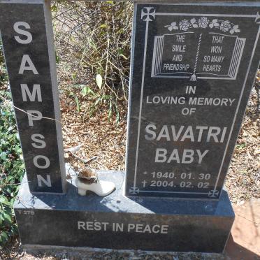 SAMPSON Savatri Baby 1940-2004