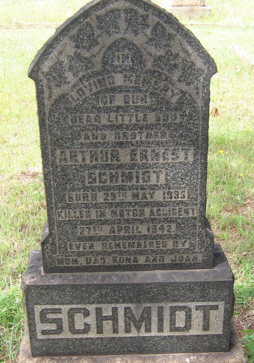 SCHMIDT Arthur Ernest 1935-1942