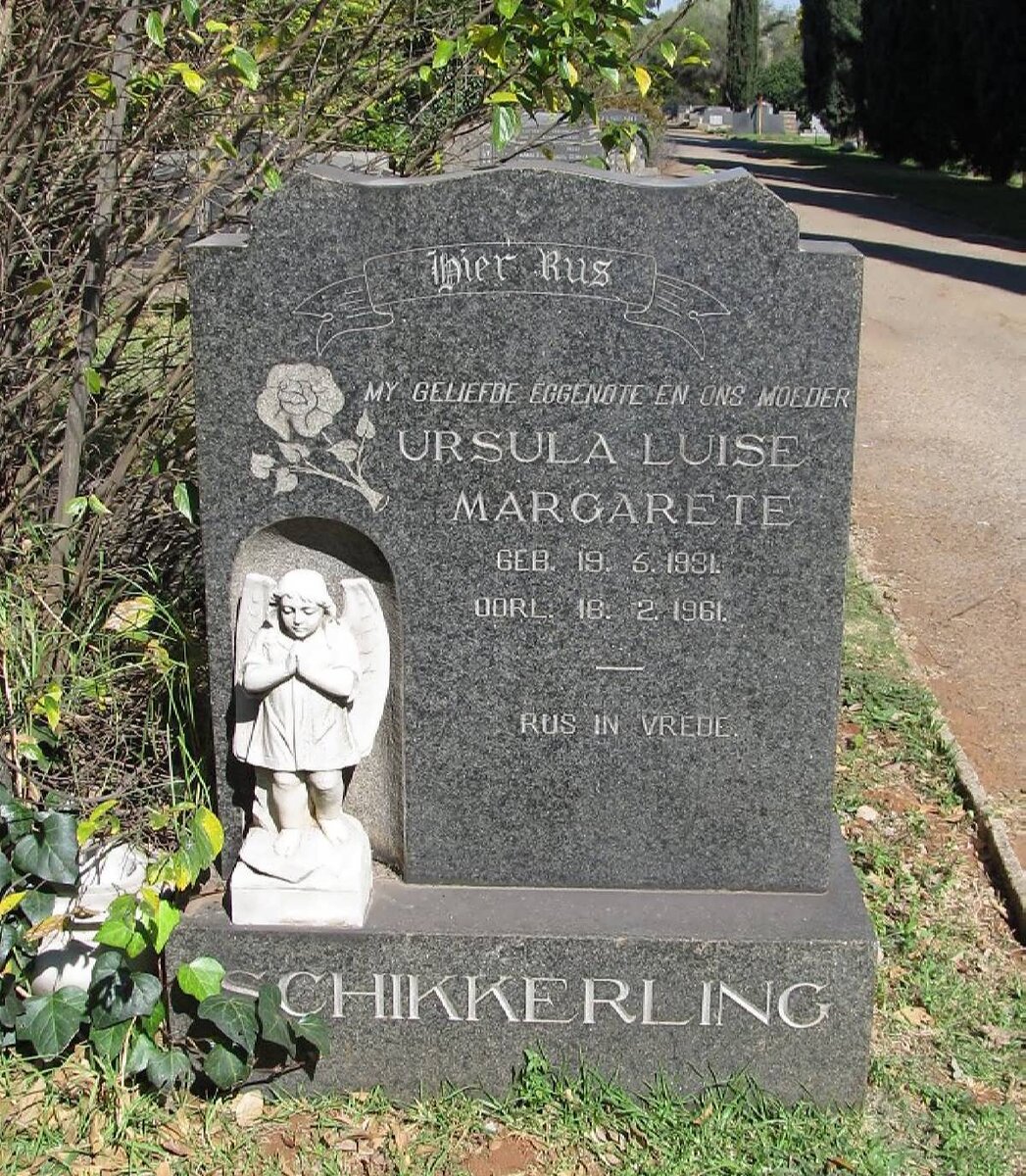 SCHIKKERLING Ursula Luise Margarete 1931-1961