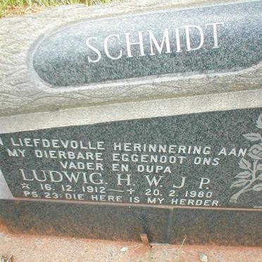 SCHMIDT Ludwig H.W.J.P. 1912-1980
