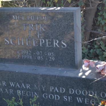 SCHEEPERS J.F. 1932-1998