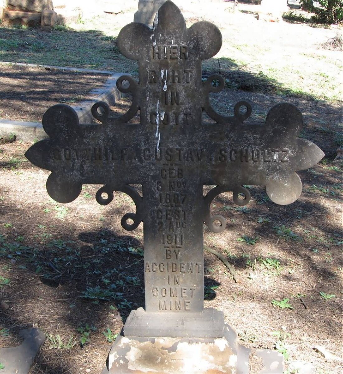 SCHULTZ Gotthilp Gustav 1887-1911