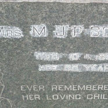 SCHUTTE M.J.P. -1932