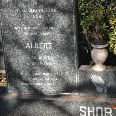 SHORT Albert 1950-1998