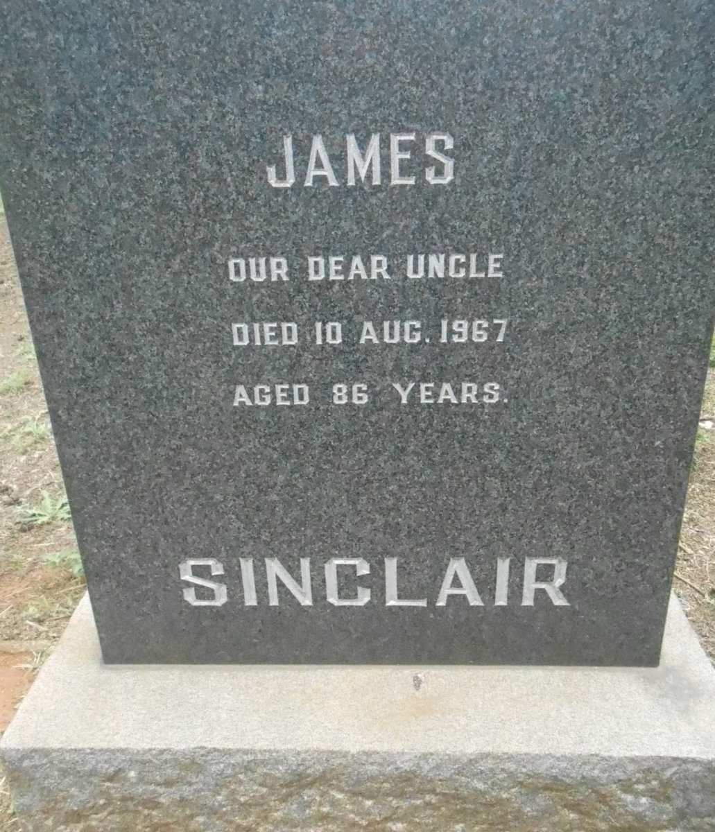 SINCLAIR James -1967