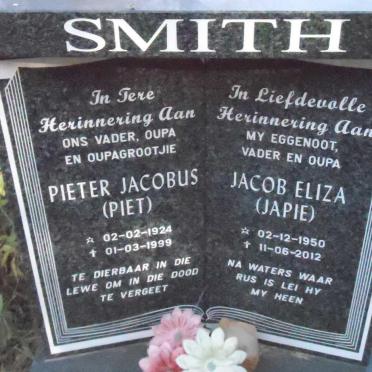 SMITH Pieter Jacobus 1924-1999 :: SMITH Jacob Eliza 1950-2012