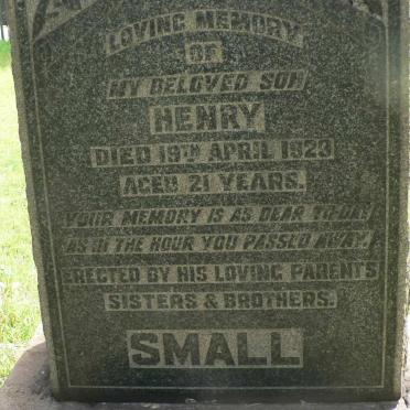 SMALL Henry -1923
