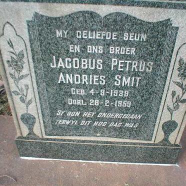 SMIT Jacobus Petrus Andries 1939-1959
