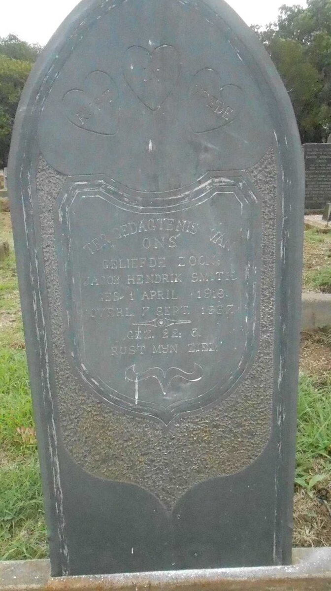 SMITH Jacob Hendrik 1916-1937