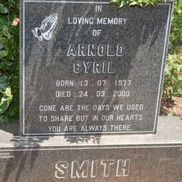 SMITH Arnold Cyril 1977-2000