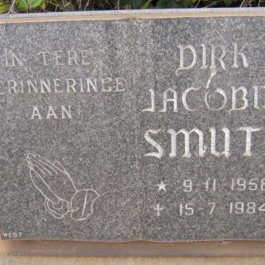 SMUTS Dirk Jacobus 1958-1984