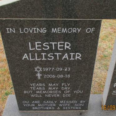 SNYDERS Lester Allistair 1977-2006