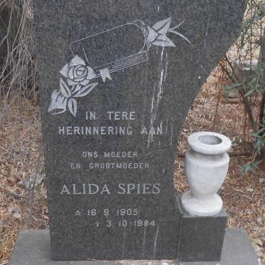SPIES Alida 1905-1984