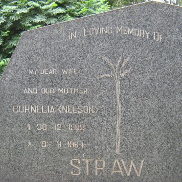 STRAW Cornelia nee NELSON 1902-1964
