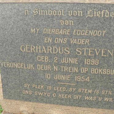 STEVENS Gerhardus 1899-1954