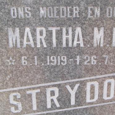 STRYDOM Martha M.M. 1919-1975