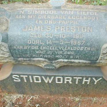 STIDWORTHY James Preston 1911-1957