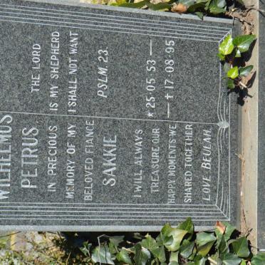 SWANEPOEL Wilhelmus Petrus 1953-1995