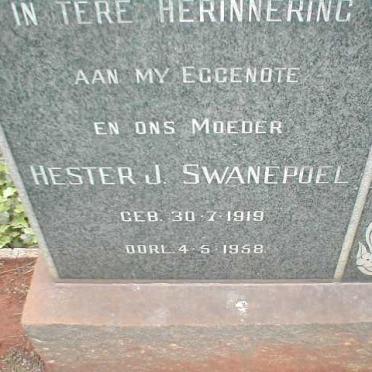 SWANEPOEL Hester J. 1919-1958