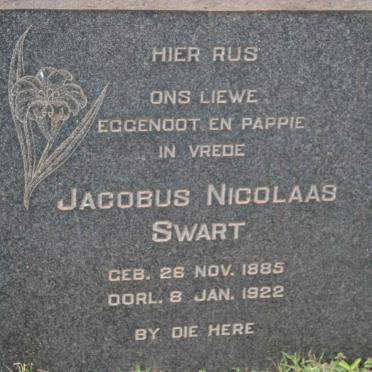 SWART Jacobus Nicolaas 1885-1922