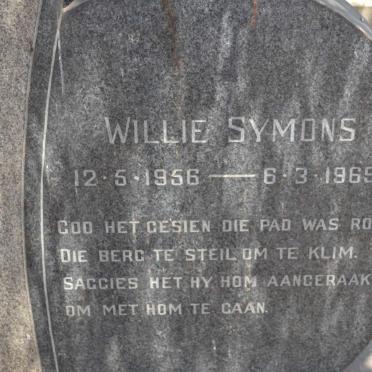 SYMONS Willie 1956-1969