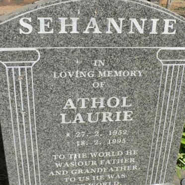 SEHANNIE Athol Laurie 1952-1995