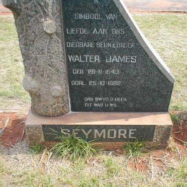 SEYMORE Walter James 1943-1962