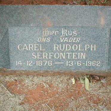SERFONTEIN Carel Rudolph 1876-1962