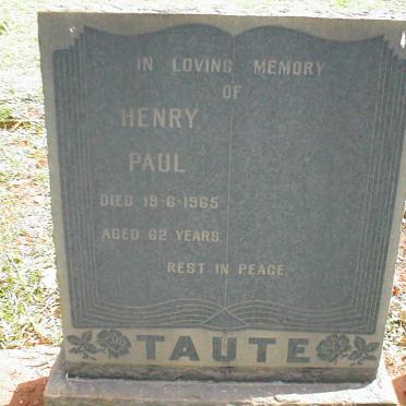 TAUTE Henry Paul -1965