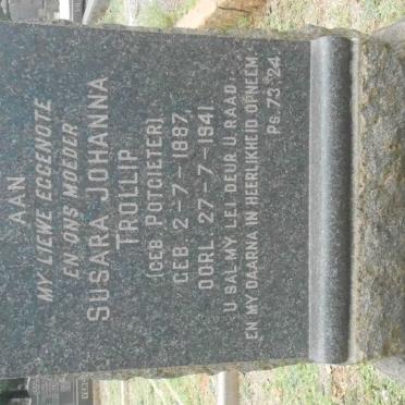 TROLLIP Susara Johanna nee POTGIETER 1887-1941