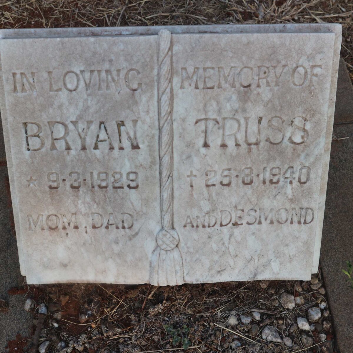TRUSS Bryan 1929-1940