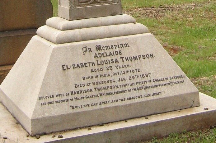 THOMPSON Adelaide Elizabeth Louisa 1872-1897