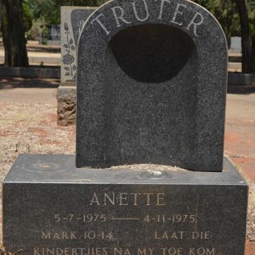 TRUTER Anette 1975-1975