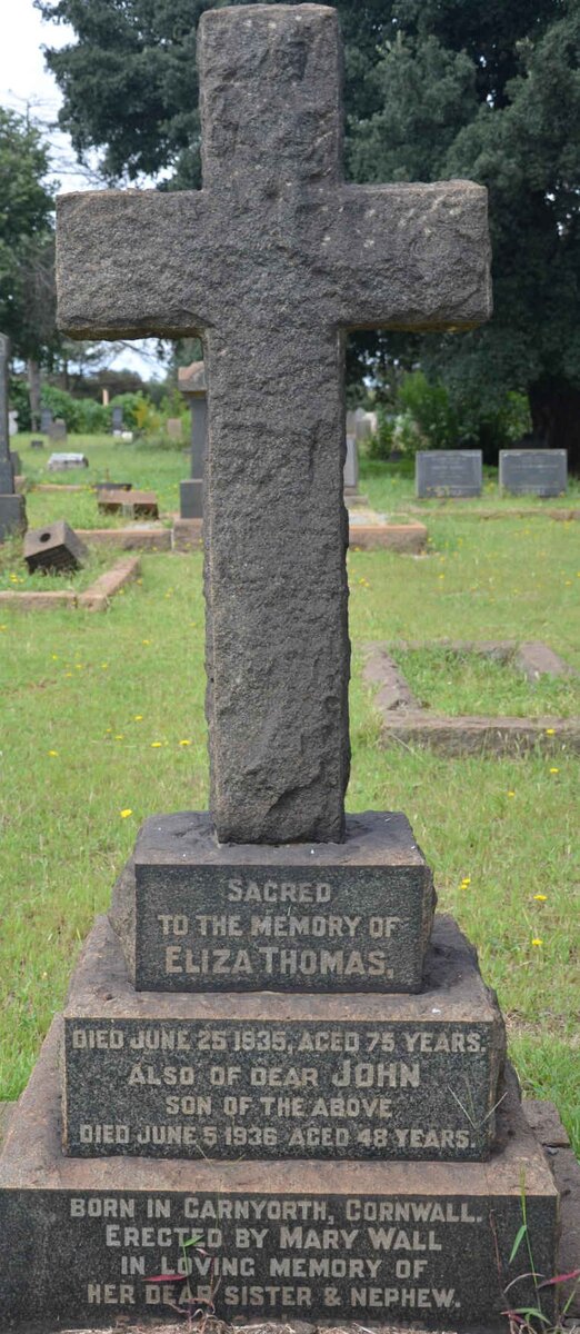 THOMAS Eliza -1935 :: THOMAS John -1936