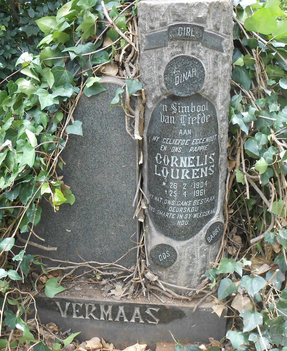 VERMAAS Cornelis Lourens 1904-1961