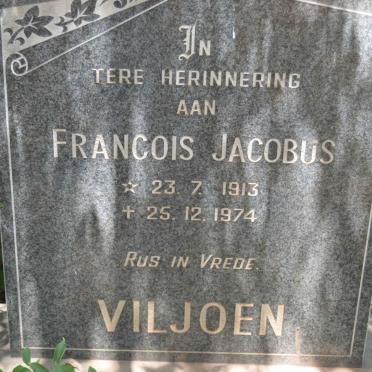 VILJOEN Francois Jacobus 1913-1974