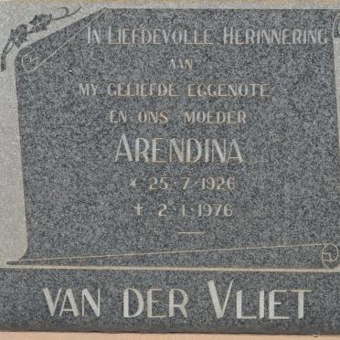 VLIET Arendina, van der 1926-1976