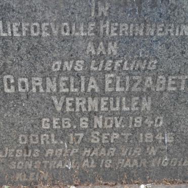 VERMEULEN Cornelia Elizabeth 1940-1946