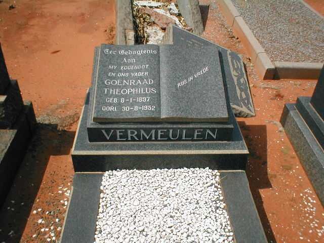 VERMEULEN Coenraad Theophilus 1897-1952