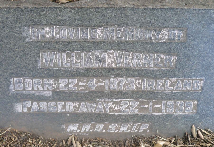 VERNER William 1873-1939