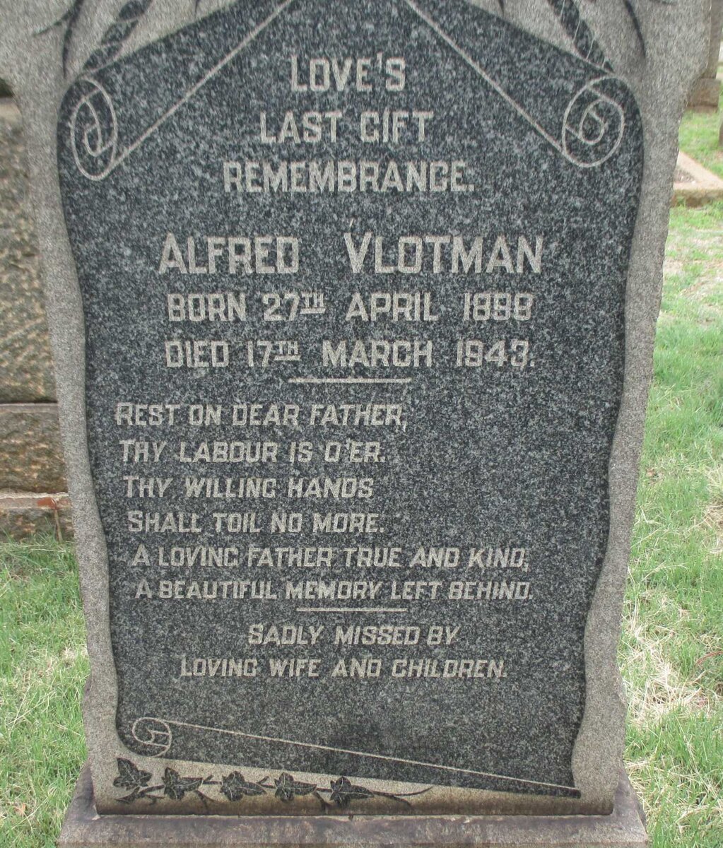 VLOTMAN Alfred 1898-1943
